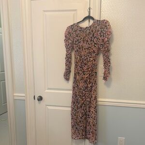 Floral Puff Sleeve Dress